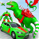 Dino Robot Car Transform Games 