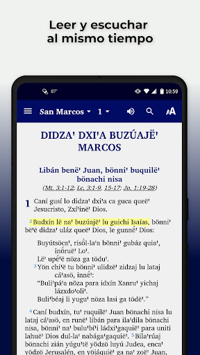 Android application Zapotec Rincón Bible screenshort