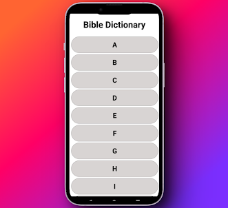 Bible and dictionary