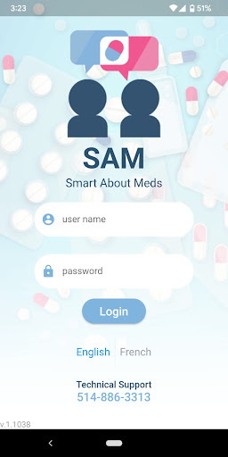 SAM Smart About Meds Screen 3