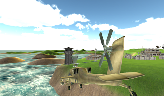 Fly Helicopter Flight Sim 3D Screenshot
