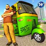 Tuk Tuk Auto Rickshaw Driver 2018: Transport Games icon