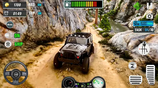 simulación todoterreno jeep 4×