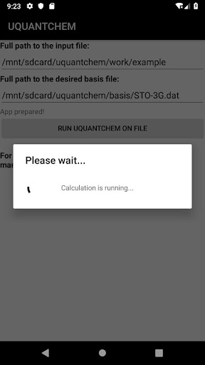 UQUANTCHEM Screen 2