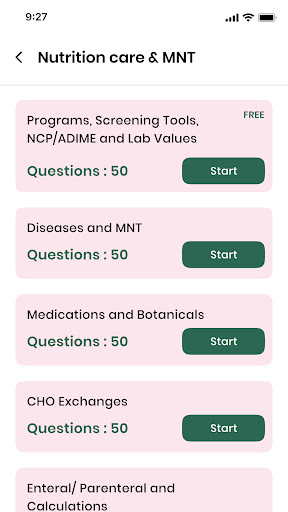 Pass The Dietitian Exam Screen 2
