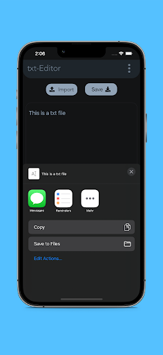 txt Editor - Text Editor Screen 2