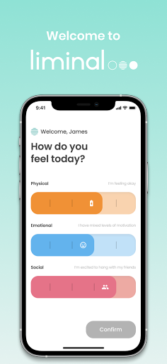 Android application Liminal Wellbeing screenshort