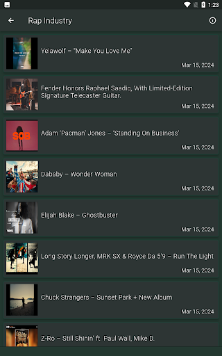 The Rap World - News Screen 3