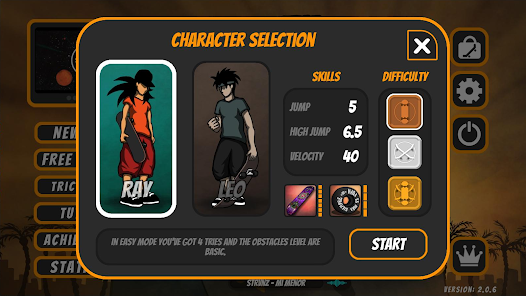 The Skater - skateboard game 2.1.1 APK + Mod (Unlimited money) for Android