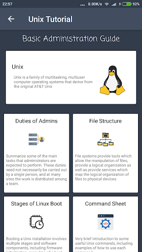 Unix Tutorial Screen 3