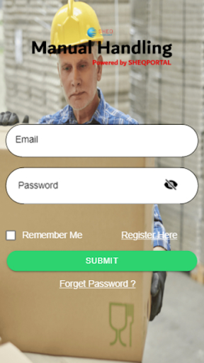 GMOS Manual Handling App Screen 3