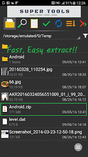 7Zipper - File Explorer (zip, Captura de pantalla