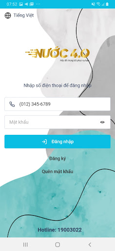 Android application Nước 4.0 screenshort