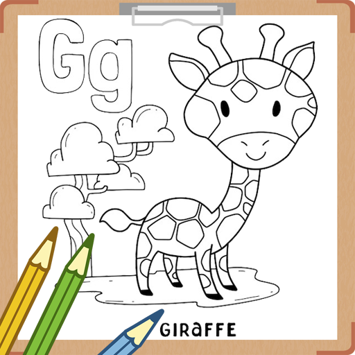 Alphabet Animal Coloring Book logo