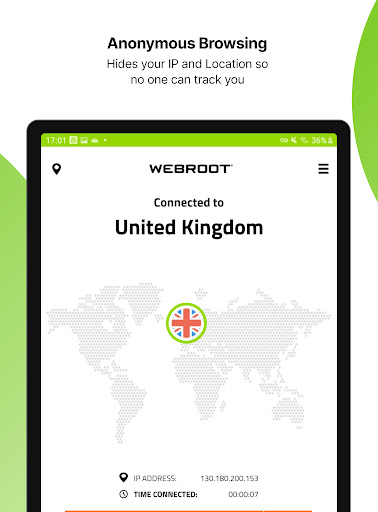 Webroot WiFi Security VPN screenshot 16