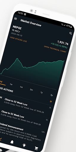 npstocks, your NEPSE assistant Screen 2