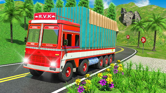 Indian Cargo Truck Transporter MOD APK City Driver 3D Game Latest for Android 5