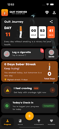 Quit Forever Quit Smoking Log