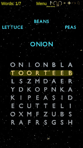 Android application Word Search screenshort