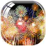 Cover Image of Download New Year Fireworks LWP - Happy  APK