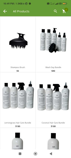 Jemm Hair Care Screen 3