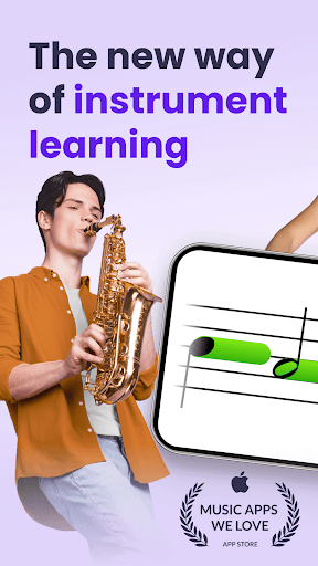 Android application tonestro - Music Lessons screenshort