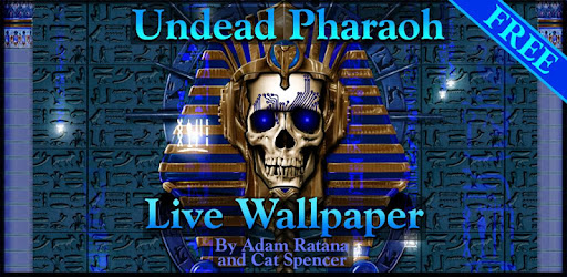 Undead Pharaoh Skull Free LWP