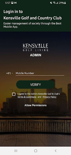 Admin Kensville Golf & Club Screen 2