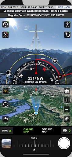 Screenshot of Compass G23 GPS Camera Offline