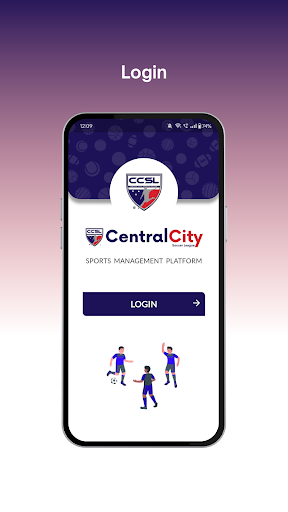Android application Central City Soccer League screenshort