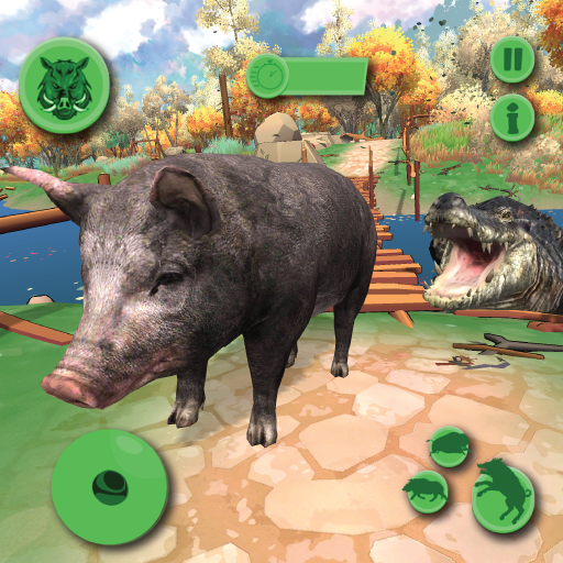 Wild Pig King Warthog Boar Sim