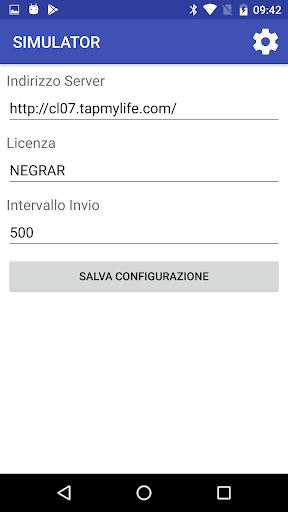 SIMULATORE BEACON Screen 2