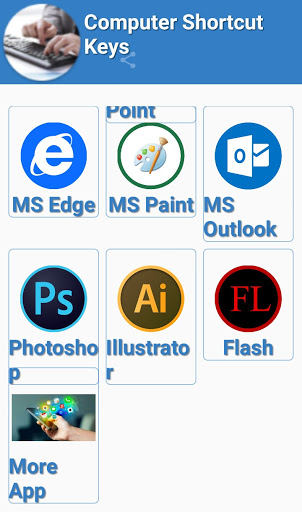 Computer Shortcut Keys Screenshot 2 - AppWisp.com
