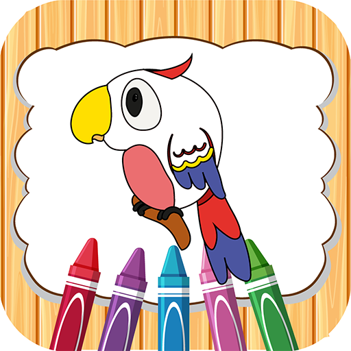 Birds Drawing and Coloring pages.
