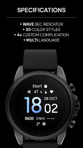 Wave: Wear OS Watch face