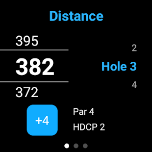 Golf GPS 18Birdies Scorecard Capture d'écran
