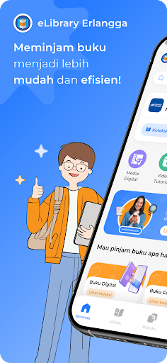 Android application e-Library Erlangga screenshort