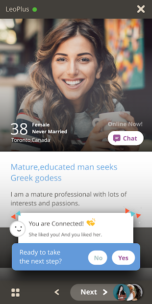 Captura de Pantalla 2 ItalianoSingles - Italian Dating App android