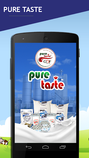 Android application Pure Taste Dairy screenshort