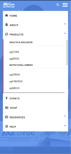 AGCera Nutrition Screen 3