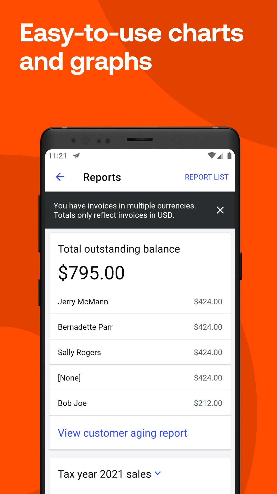 Android application Invoice2go: Easy Invoice Maker screenshort