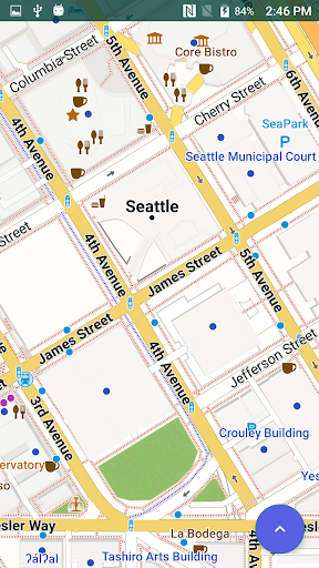 Android application Seattle map Offline screenshort