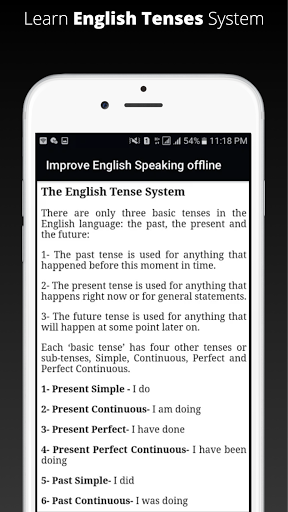 Android application Improve English Speaking screenshort