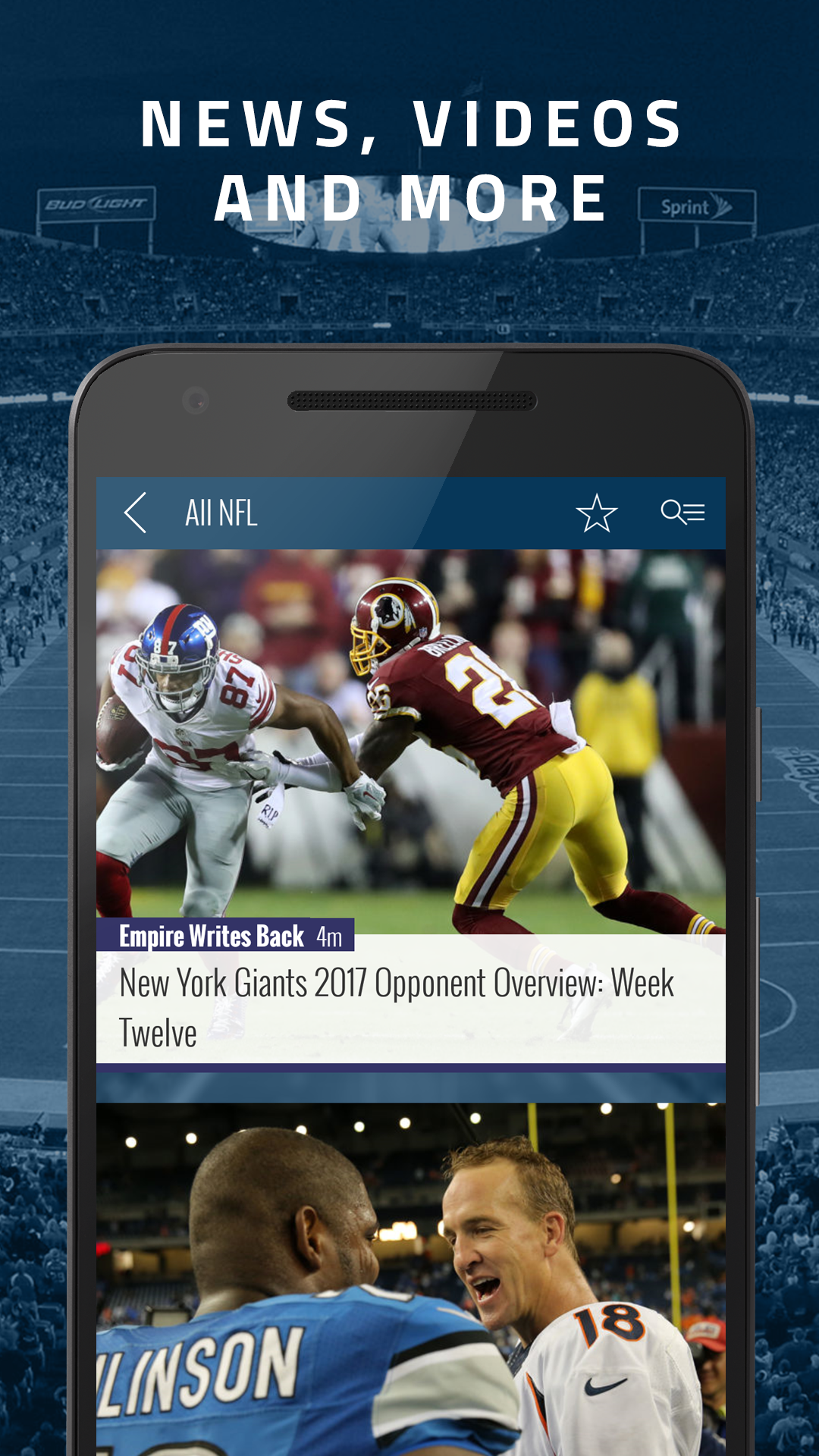 Android application FanSided | Sports & Ent. News screenshort