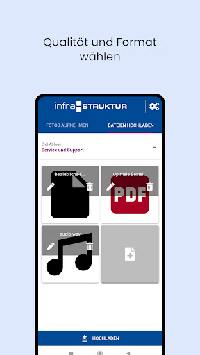infraUpload Screen 3