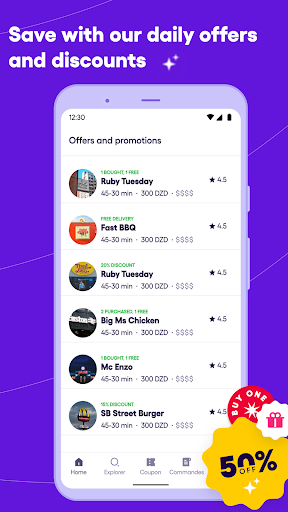 Screenshot of Yassir Express