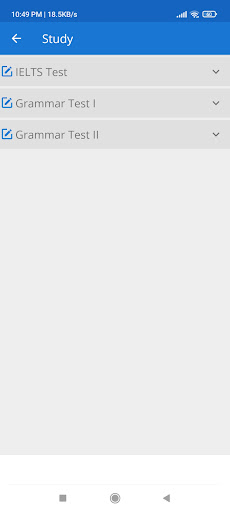 Android application IELTS Preparation App Offline screenshort
