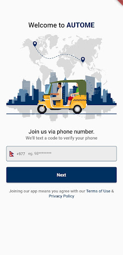 Android application AutoMe screenshort