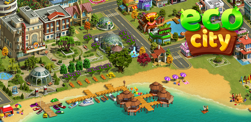 Eco City: new free building and town village games