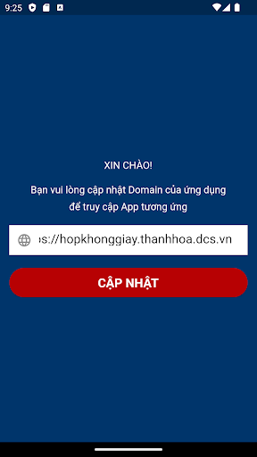 Android application eCabinet Tỉnh Uỷ Thanh Hoá screenshort